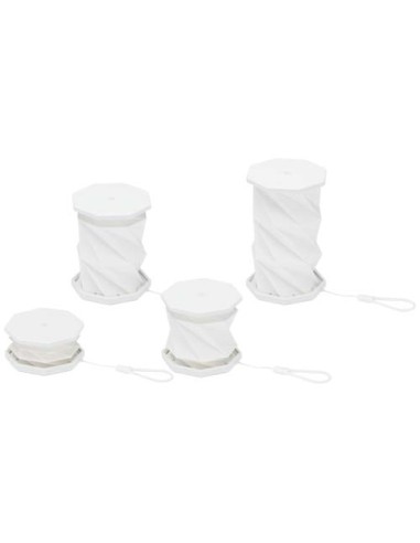 Lampada da tavolo pieghevole in plastica riciclata Celestia