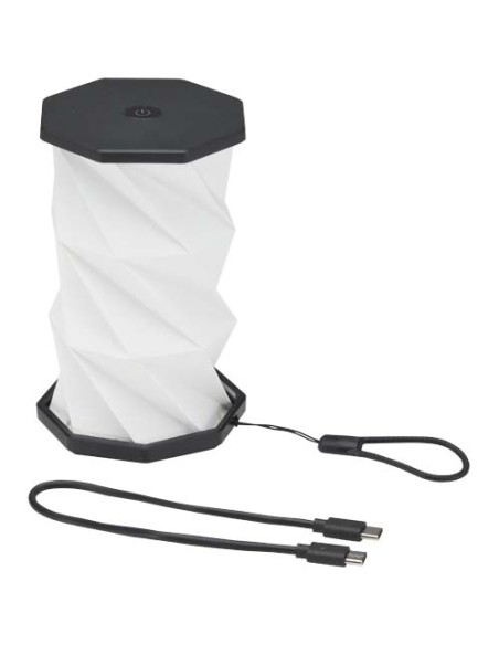 Lampada da tavolo pieghevole in plastica riciclata Celestia