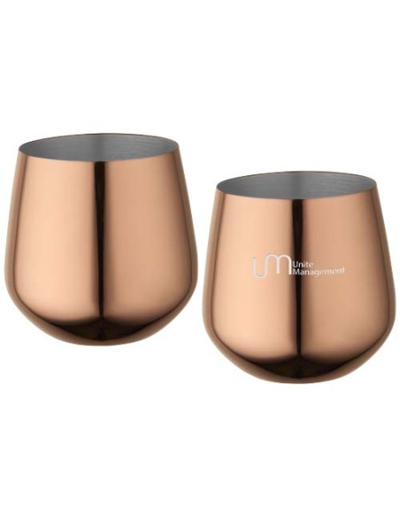 Set di tazze in acciaio inossidabile Cascade da 540 ml
