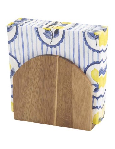 Portatovaglioli in legno di acacia Charm