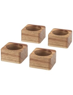 Portatovaglioli in legno di acacia Napora