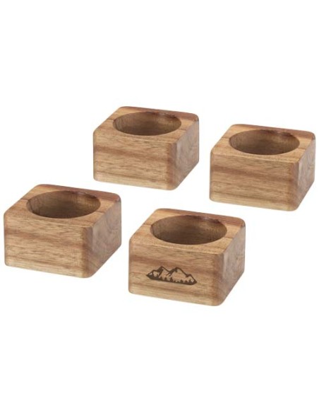 Portatovaglioli in legno di acacia Napora