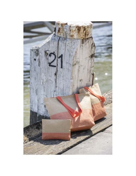 Pochette in carta paglia con cerniera Rythm - 3L