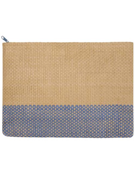 Pochette in carta paglia con cerniera Rythm - 3L