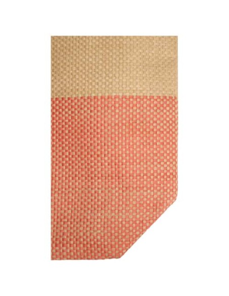 Borsa tote grande in carta paglia con cerniera Rhythm - 21L