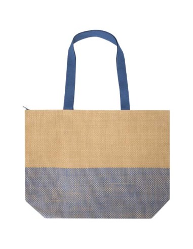 Borsa tote grande in carta paglia con cerniera Rhythm - 21L
