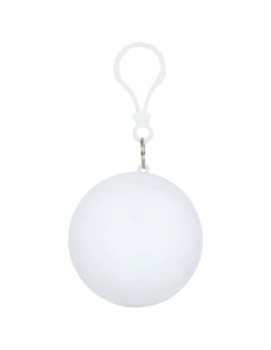Poncho in contenitore rotondo di plastica con moschettone Fog