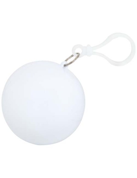 Poncho in contenitore rotondo di plastica con moschettone Fog