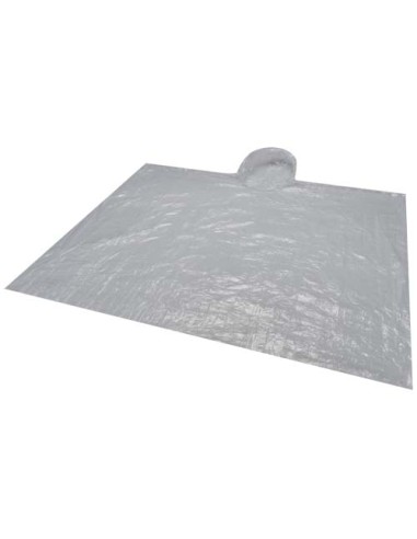 Poncho in contenitore rotondo di plastica con moschettone Fog