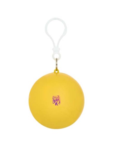 Poncho in contenitore rotondo di plastica con moschettone Fog