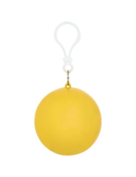 Poncho in contenitore rotondo di plastica con moschettone Fog