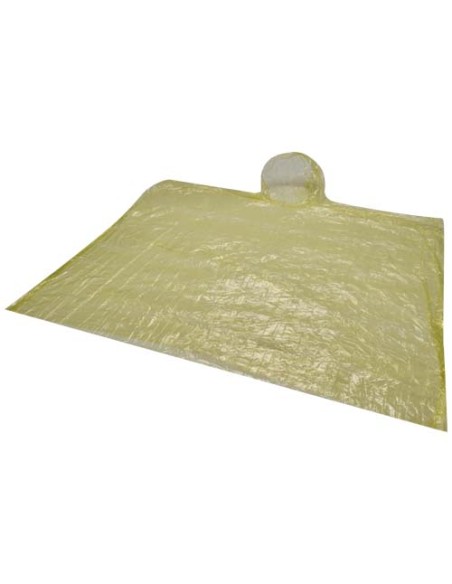 Poncho in contenitore rotondo di plastica con moschettone Fog