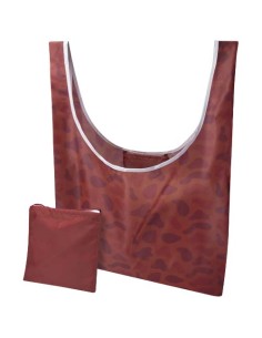 Tote bag pieghevole con stampa a sublimazione in PET riciclato da 105 g/m² Edy 