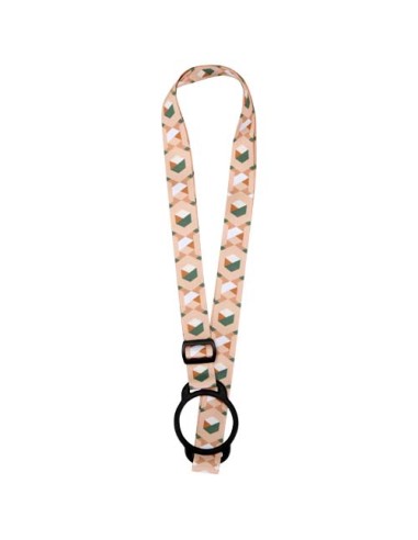 Lanyard per sublimazione in RPET con braccialetto in silicone Lior