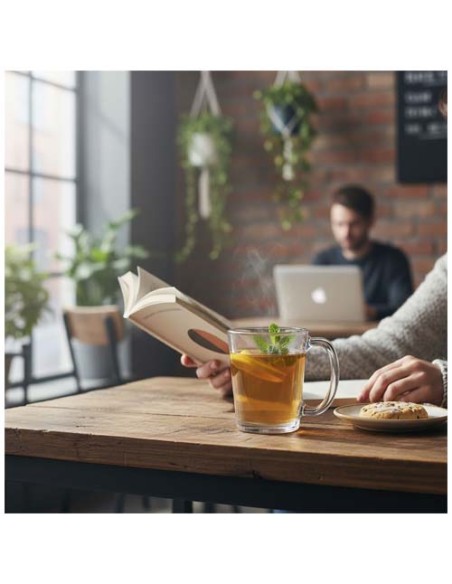 Tazza in vetro Citizen Green Glamu da 310 ml