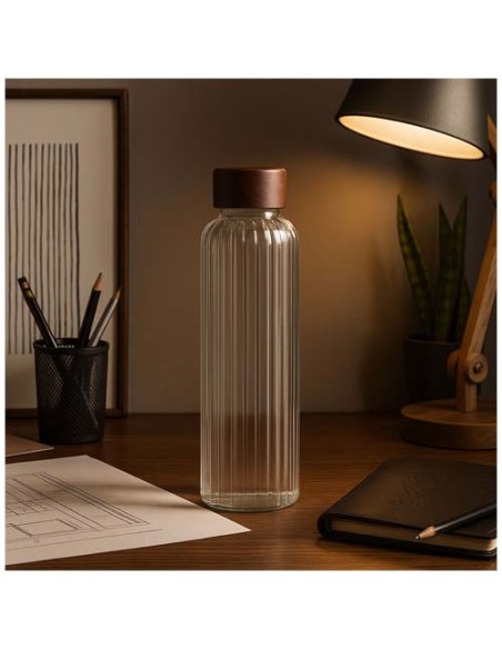 Borraccia Citizen Green Purflow da 500 ml in vetro borosilicato 