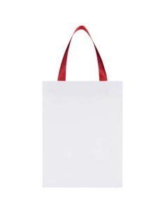 Borsa di carta Smartfold da 230 g/m² con manici a nastro e laminazione lucida - 24 x 10 x 32 cm