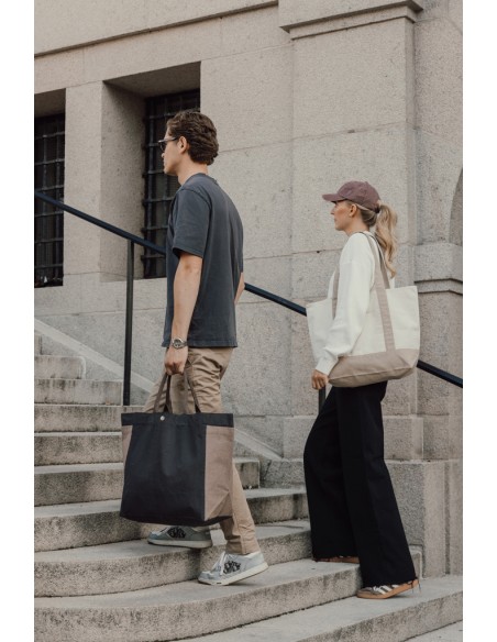 Shopper 350gm2 SHOP LOCAL in cotone riciclato AWARE™