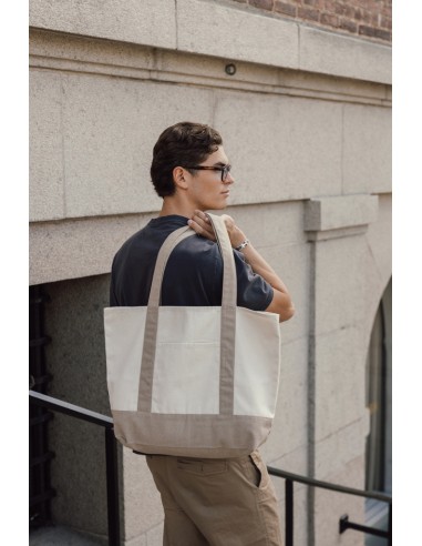Shopper 350gm2 SHOP LOCAL in cotone riciclato AWARE™