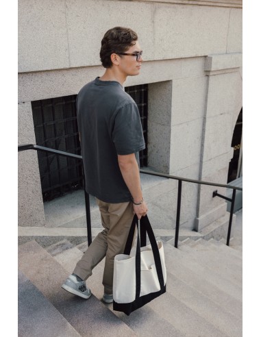 Shopper 350gm2 SHOP LOCAL in cotone riciclato AWARE™