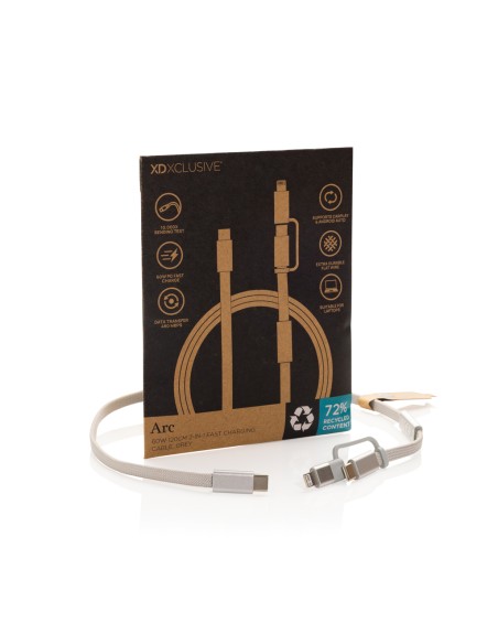 Cavo di ricarica rapida 60W 2-in-1 Arc RCS da 120 cm