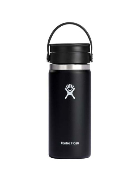 Bicchiere termico Hydro Flask Wide Mouth in acciaio inossidabile da 473 ml con tappo Flex Sip™