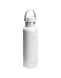Borraccia Hydro Flask Standard Mouth da 621 ml in acciaio inossidabile con isolamento termico e tappo con cannuccia
