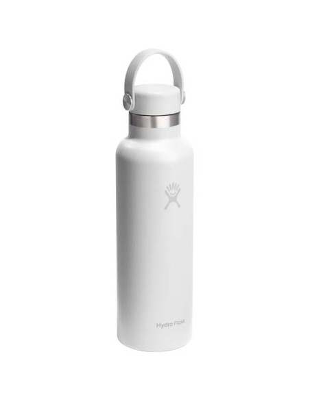 Borraccia Hydro Flask Standard Mouth da 621 ml in acciaio inossidabile con isolamento termico e tappo con cannuccia