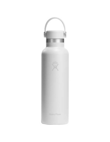 Borraccia Hydro Flask Standard Mouth da 621 ml in acciaio inossidabile con isolamento termico e tappo con cannuccia
