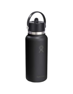 Borraccia termica Hydro Flask Wide Mouth da 946 ml in acciaio inossidabile e tappo con cannuccia