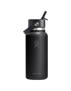Borraccia termica Hydro Flask Wide Mouth da 946 ml in acciaio inossidabile e tappo con cannuccia