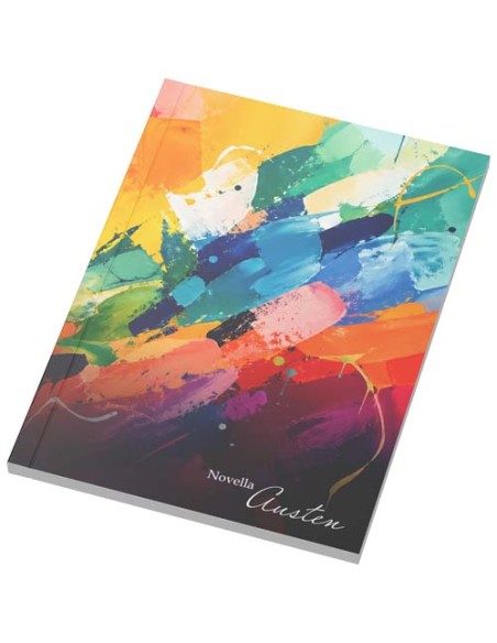 Blocco note formato A6 con copertina morbida e 50 fogli Novella Austen