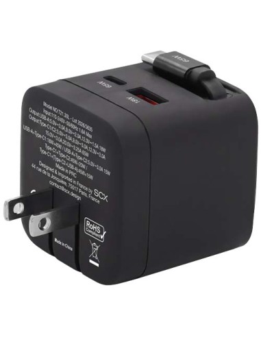 Adattatore da viaggio SCX.design T21 da 65 W