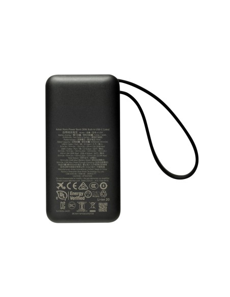 Powerbank 30W Anker Nano con cavo type C integrato