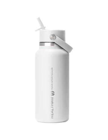 Borraccia termica Hydro Flask Wide Mouth da 946 ml in acciaio inossidabile e tappo con cannuccia
