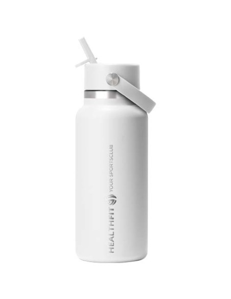 Borraccia termica Hydro Flask Wide Mouth da 946 ml in acciaio inossidabile e tappo con cannuccia