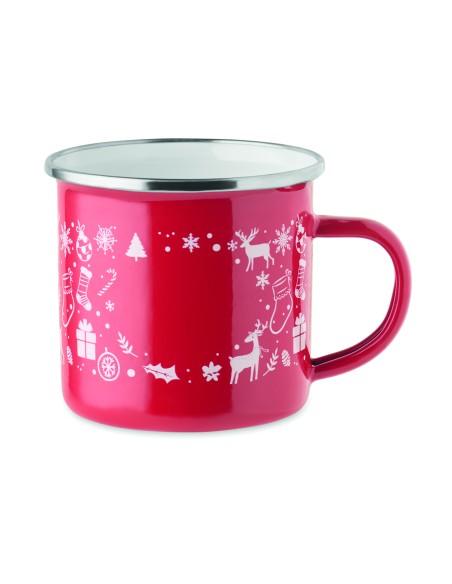Tazza smaltata natalizia 300ml