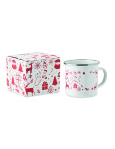Tazza smaltata natalizia 300ml