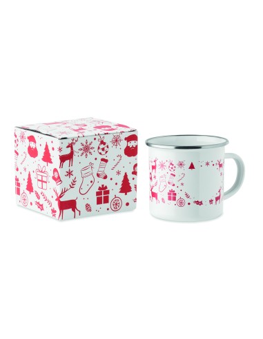 Tazza smaltata natalizia 300ml