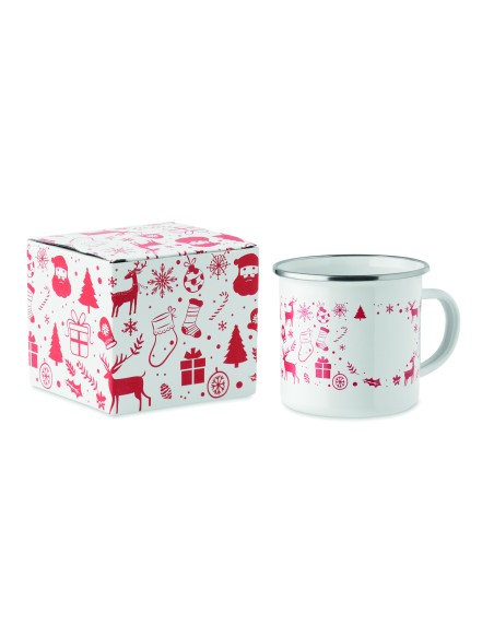 Tazza smaltata natalizia 300ml