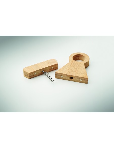 Portabottiglie in bamboo
