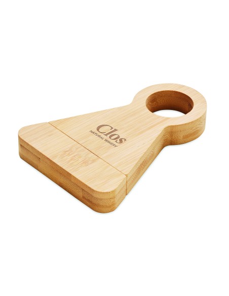 Portabottiglie in bamboo