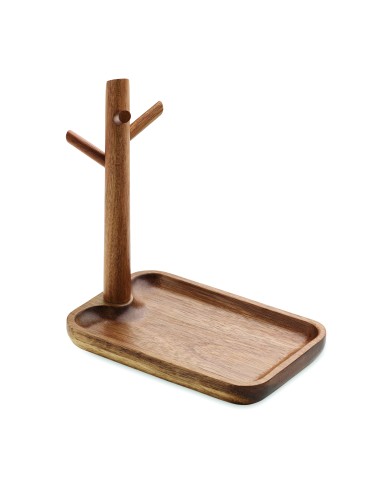 Portachiavi in legno d'acacia