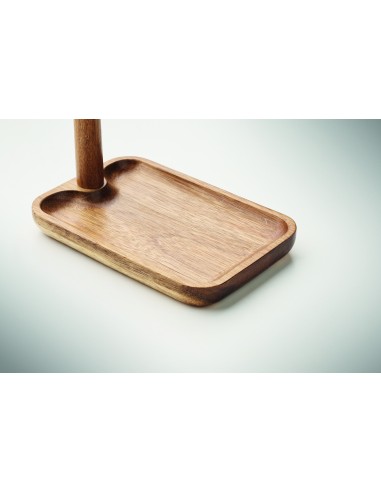 Portachiavi in legno d'acacia