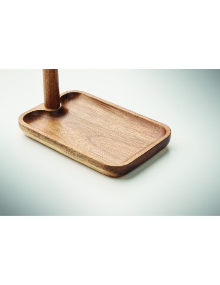 Portachiavi in legno d'acacia