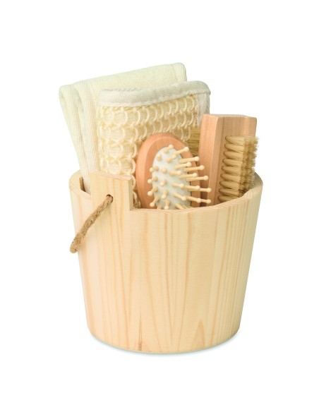 Set da bagno in cestino