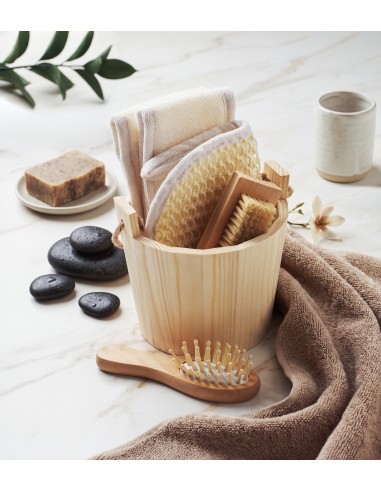 Set da bagno in cestino