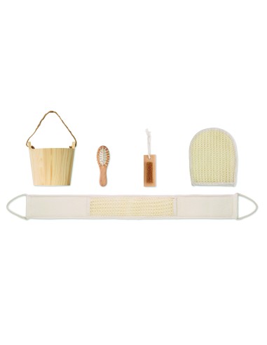 Set da bagno in cestino