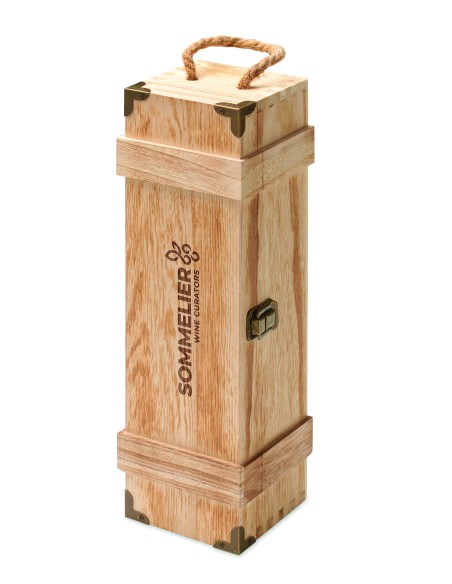 Scatola regalo vino in legno