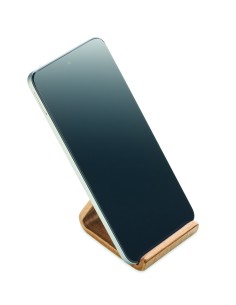Supporto telefono in legno